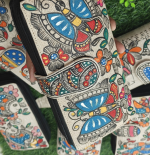 FINE JUTE CLUTCHES WITH MITHILA PAINTING - Image 4